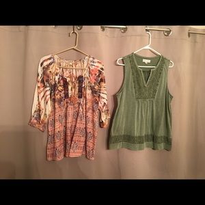 ONE WORLD TUNIC & KNOX ROSE TANK